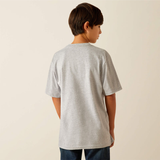 Kids Ariat Long Live Freedom T-Shirt- Grey
