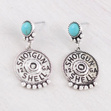 Shotgun Shell Drop Earrings