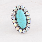 Tuquoise Stone Western Ring