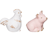 Petal  Plow Table Decor Ceramic Farm Animal