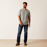 Mens Rebar Strong Groundbreaker Tee -Grey