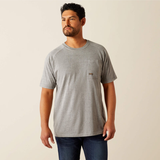 Mens Rebar Strong Groundbreaker Tee -Grey