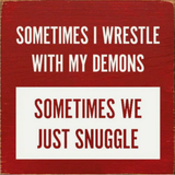 Wooden Signs with Sayings