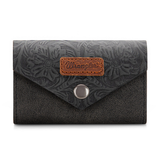 Wrangler Floral Tooled Wallet Card Holder