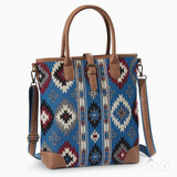 Southwestern Print Jacquard Handbag