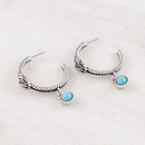 Rope Knot Hoop Earrings