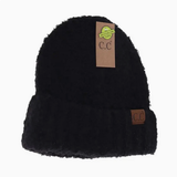 Mixed Tone Boucle Cuff C.C Beanie