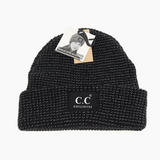 Reflective Solid Unisex C.C Beanie