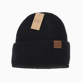 Ribbed Double Cuff C.C Beanie