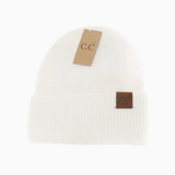 Ribbed Double Cuff C.C Beanie