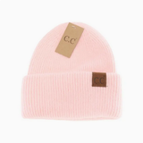 Ribbed Double Cuff C.C Beanie