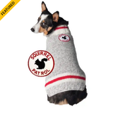 Squirrel Patrol Patch Dog Sweater L