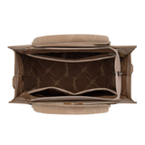 Wrangler Tooled Aztec Pattern Print Concealed Carry Tote/Crossbody Tan