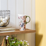 Petal  Plow Ceramic Cup Farm Chickens 17oz Gift Box