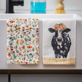 Petal Plow Kitchen Towel Farm Animal Tea Towel Set