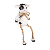 Petal Plow Table Decor Farm Animal with Dangling Legs Resin