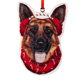 Wood Dog Pet Ornament