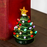 Joyful Traditions LED Table Decor Ceramic Mini Tree Color Changing 5"