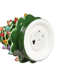 Joyful Traditions LED Table Decor Ceramic Mini Tree Color Changing 5"