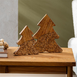 VivaStyle Table Decor Wood Decor Carved Floral Tree