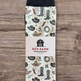 Red Barn Boot Length Socks