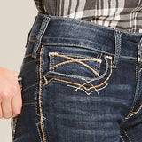 Women's REAL MR Bootcut - Entwined Festival Blue