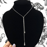 Western Teardrop Slider Necklace
