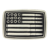 Silver Bullet Flag Attitude Buckle