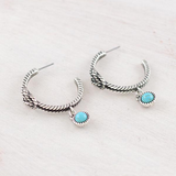 Rope Knot Hoop Earrings