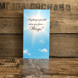 Angel Wings Necklace Two Tone in Box/Jewelry