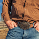 Attitude The Roundup Team Roper Buckle