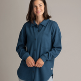 Womens Kigo Heavy Waffle Shacket