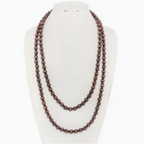 Western Metallic Bead Wrap Necklace