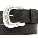 Mens Black Bullhide Belt