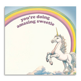 You're Doing Amazing - Funny Motivational Sticky Note Pad