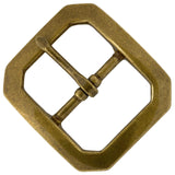 OEB Classic Casual Center Bar Buckle Antique Brass 1-1/2