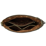 Wrangler Sherpa Aztec Canvas Crossbody