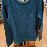 Tonal Embroidered Sweatshirt