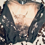 Highland Cowboy Distressed Sweatshirt