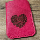 Laser Etched Verticle Card Wallet BTB