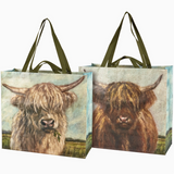 Highland Cows Shopping Tote