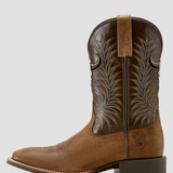 Mens Sport Steer Skull Wide Square Western Boot