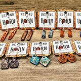 Leather Earring Assort. BTB