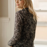 Wanted in Paisley Mesh Top