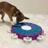 Twister Interactive Dog Puzzle Toy Purple