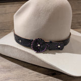 BTB Flower Overlay Hatband 1"