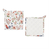 Petal Plow Kitchen Gift Set Oven Mitt and Pot Holder Set of 2