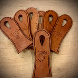 Leather Cast Iron Hanging Pan Handle Cover 5" Assort BTB